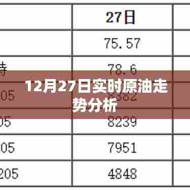 实时原油走势分析,最新市场动态解读