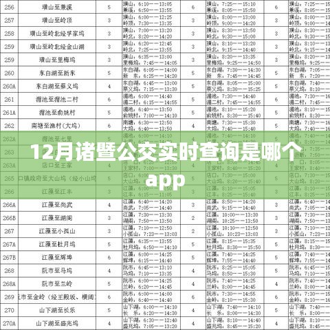诸暨公交实时查询APP推荐