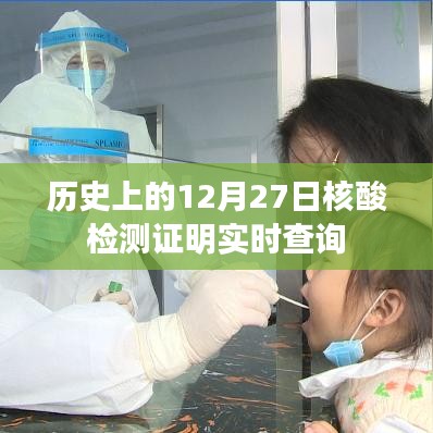 历史上的核酸检测证明实时查询,一键追溯至十二月二十七日