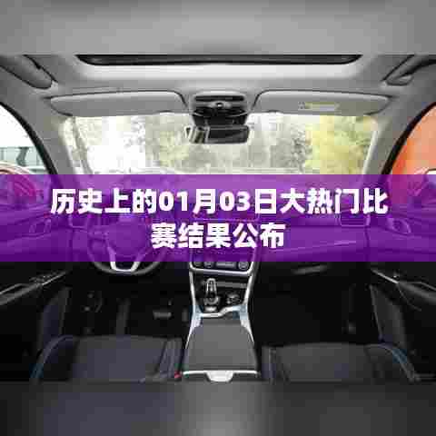 1月3日热门赛事结果揭晓,历史赛场回顾