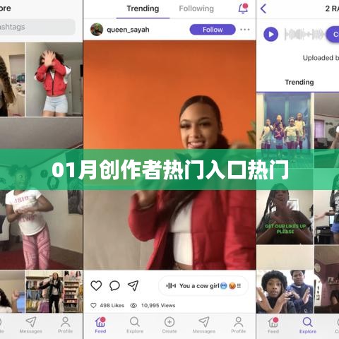 热门创作者入口揭秘，一月最新趋势