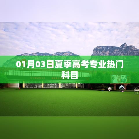 高考热门专业科目解析