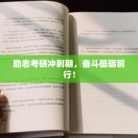 励志考研冲刺期,奋斗砥砺前行!