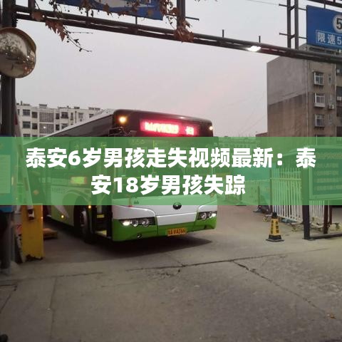 泰安6岁男孩走失视频最新:泰安18岁男孩失踪