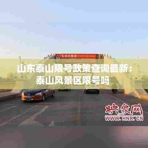 山东泰山限号政策查询最新:泰山风景区限号吗