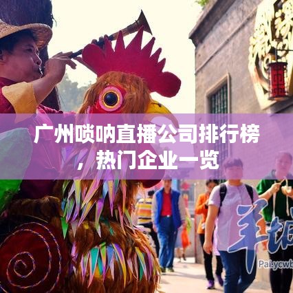 广州唢呐直播公司排行榜，热门企业一览