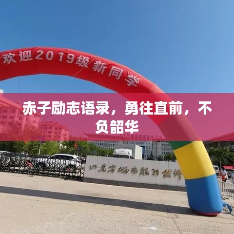 赤子励志语录,勇往直前,不负韶华
