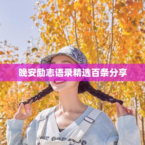 晚安励志语录精选百条分享