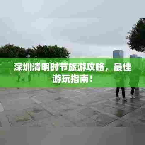 深圳清明时节旅游攻略,最佳游玩指南!