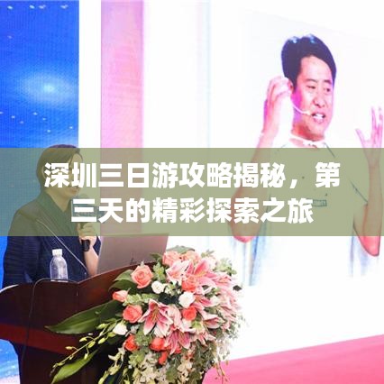 深圳三日游攻略揭秘，第三天的精彩探索之旅
