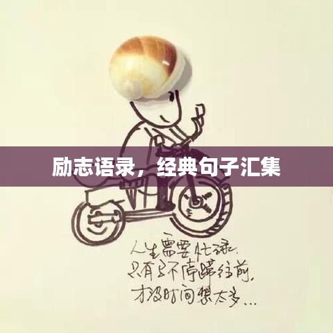 励志语录，经典句子汇集