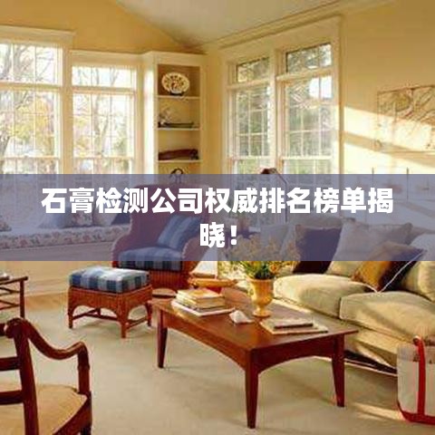 石膏检测公司权威排名榜单揭晓!