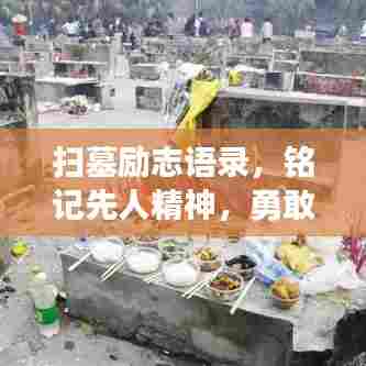 扫墓励志语录，铭记先人精神，勇敢前行启未来