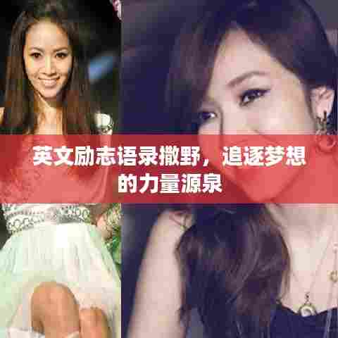 英文励志语录撒野,追逐梦想的力量源泉