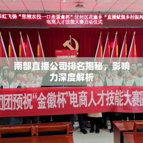 南部直播公司排名揭秘，影响力深度解析