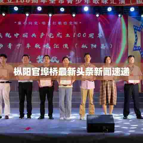 枞阳官埠桥最新头条新闻速递