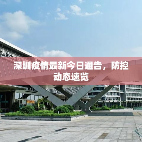 深圳疫情最新今日通告,防控动态速览