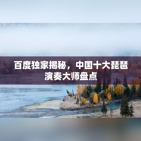 百度独家揭秘,中国十大琵琶演奏大师盘点