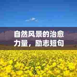 自然风景的治愈力量,励志短句与你共舞生命之美