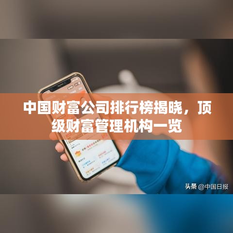 中国财富公司排行榜揭晓,顶级财富管理机构一览
